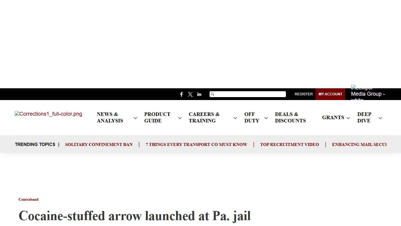 Cocaine‑filled arrow lands at Fayette County Jail, 4 arrested